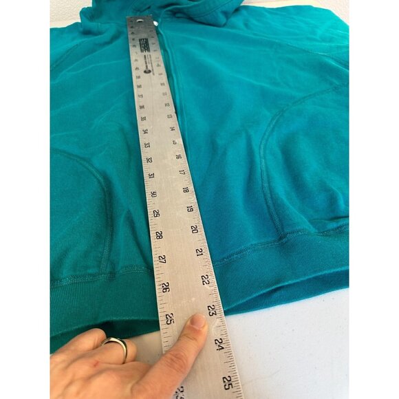 Hanna Andersson Women's Blue Hooded Zip Jacket Sweatshirt Size Small - Picture 14 of 14